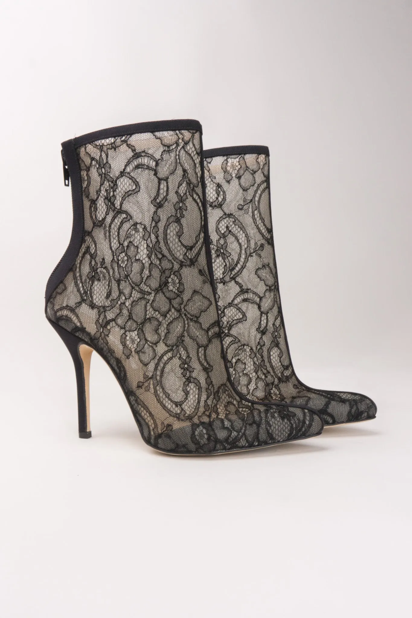 Mesh Lace Boots