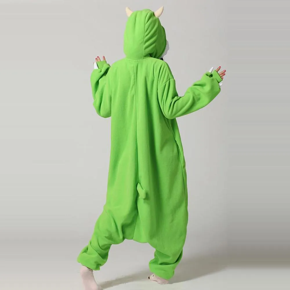 Mike Wazowski Monster University Kigurumi Onesies Pajamas Costume