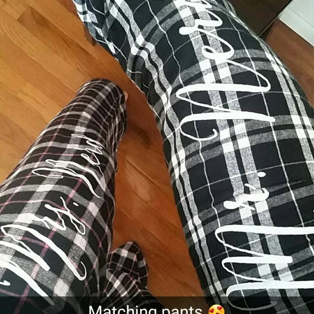 Mr. and Mrs. Personalized Pajama Pants