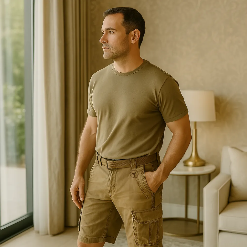 Multifunktionale Cargo-Shorts für Herren - Ethan, Sommer 2025 Edition