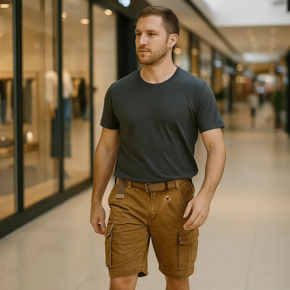 Multifunktionale Cargo-Shorts für Herren - Ethan, Sommer 2025 Edition
