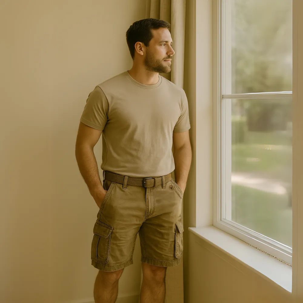 Multifunktionale Cargo-Shorts für Herren - Ethan, Sommer 2025 Edition
