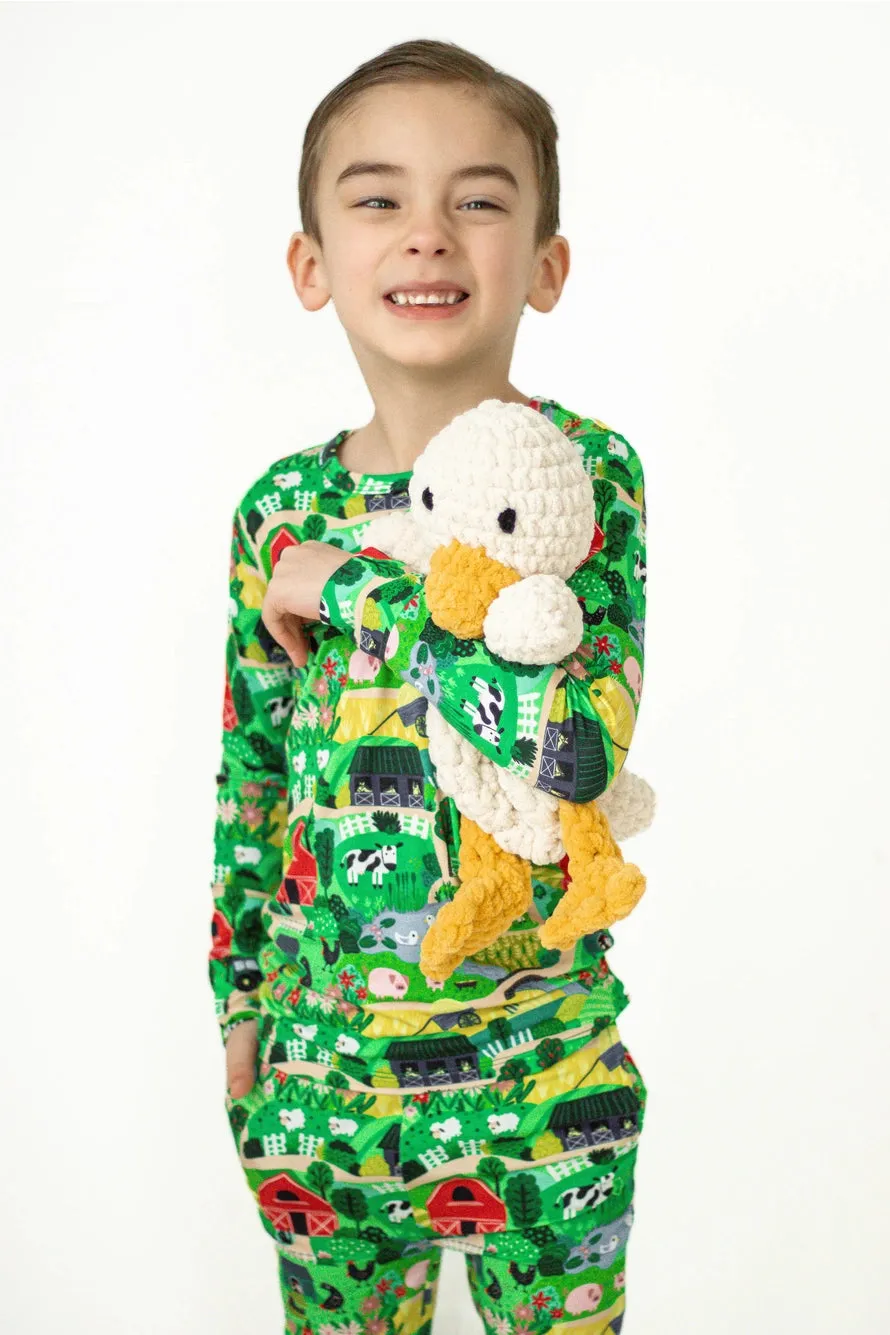 Muse Threads Farm Fun Long Sleeve Pj Set