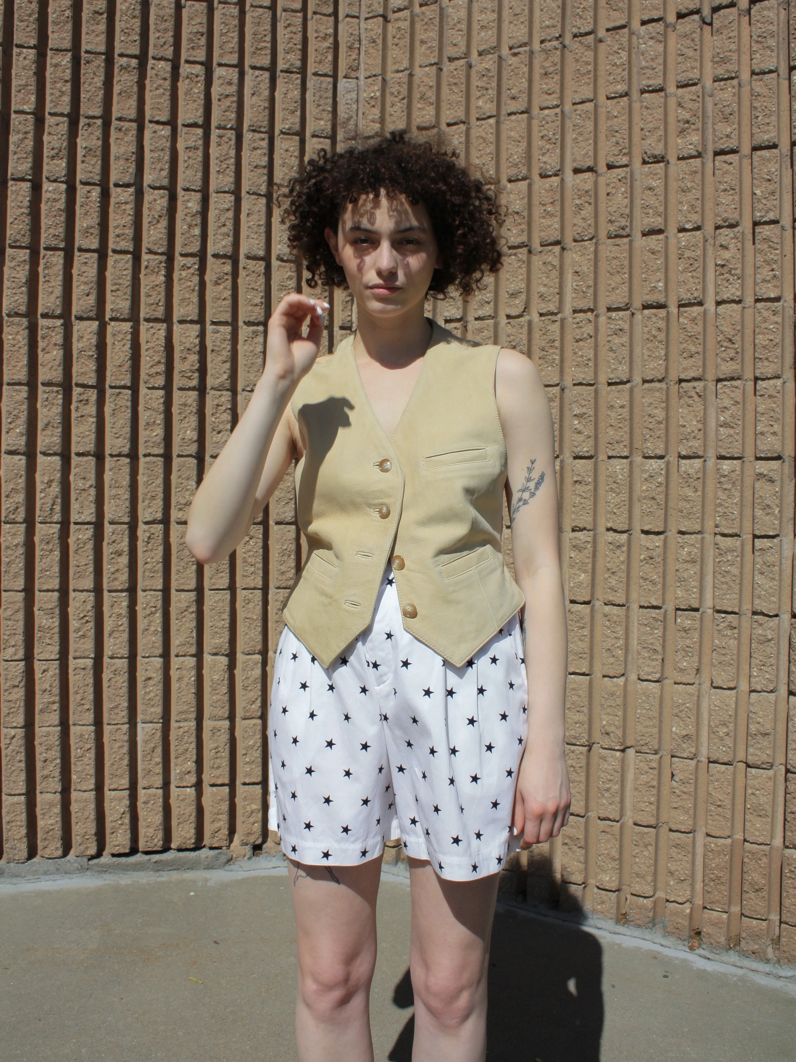 Novelty Print Cotton Shorts