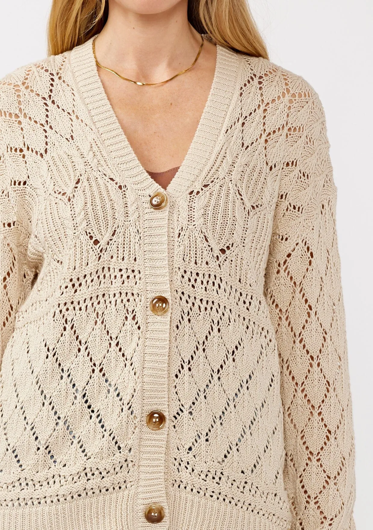 Out and About Pointelle Cardigan