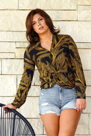 Palm Island Blouse
