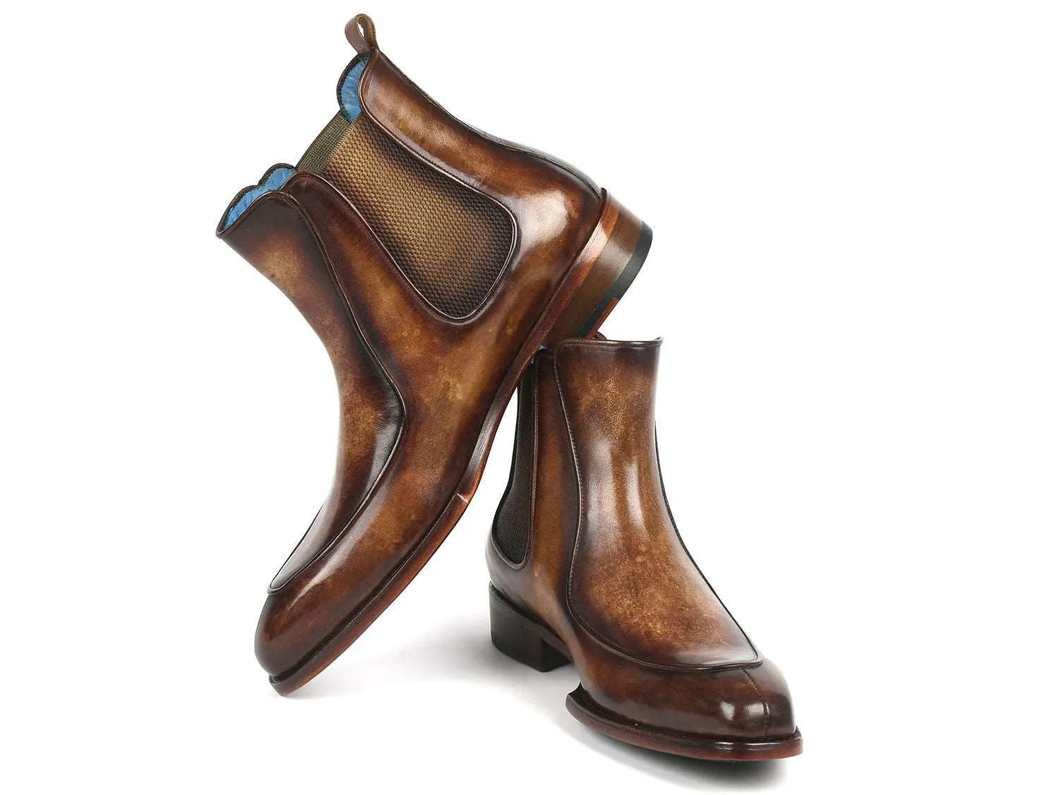 Paul Parkman Brown Leather Chelsea Boots