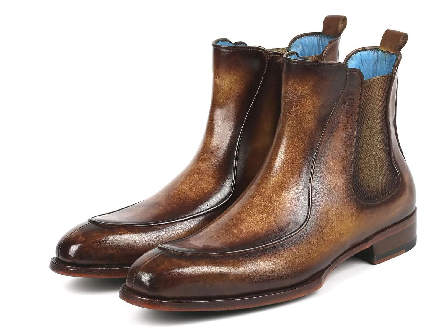 Paul Parkman Brown Leather Chelsea Boots