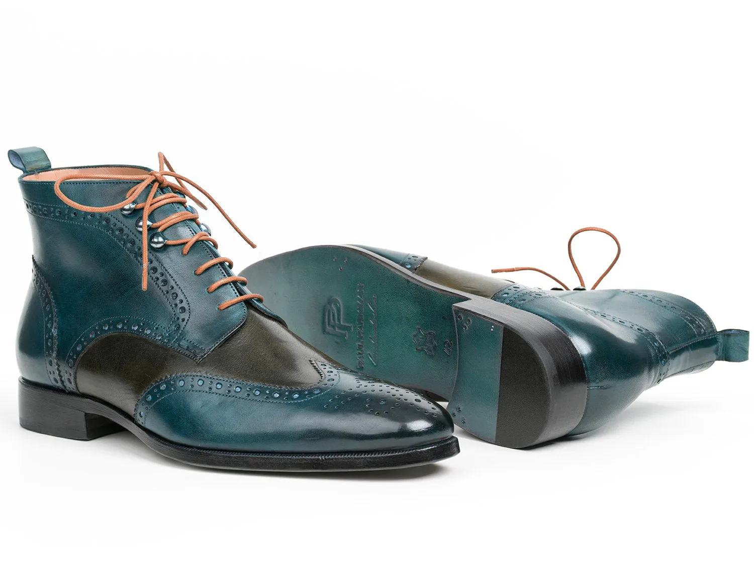 Paul Parkman Dual Tone Wingtip Ankle Boots