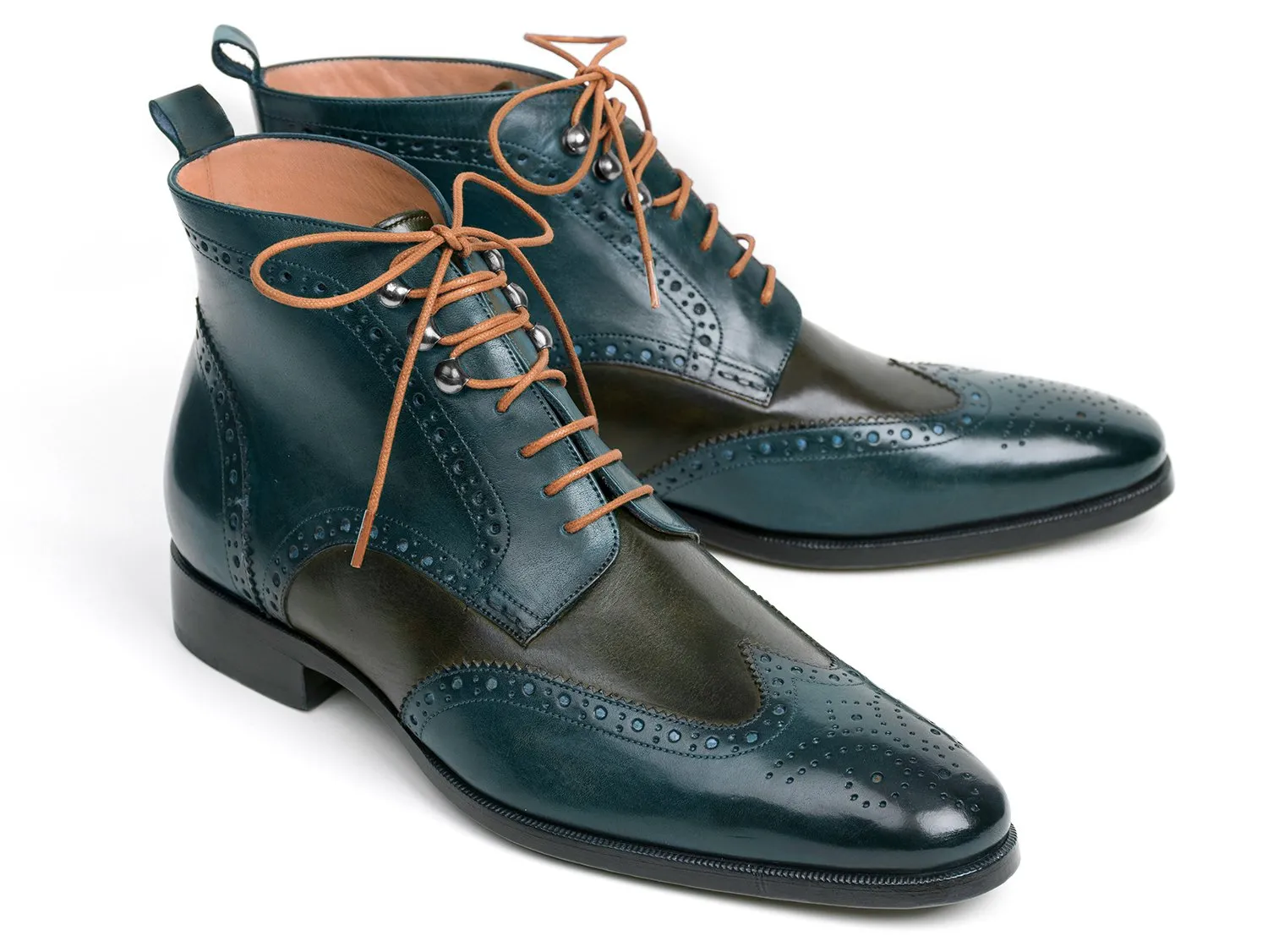 Paul Parkman Dual Tone Wingtip Ankle Boots