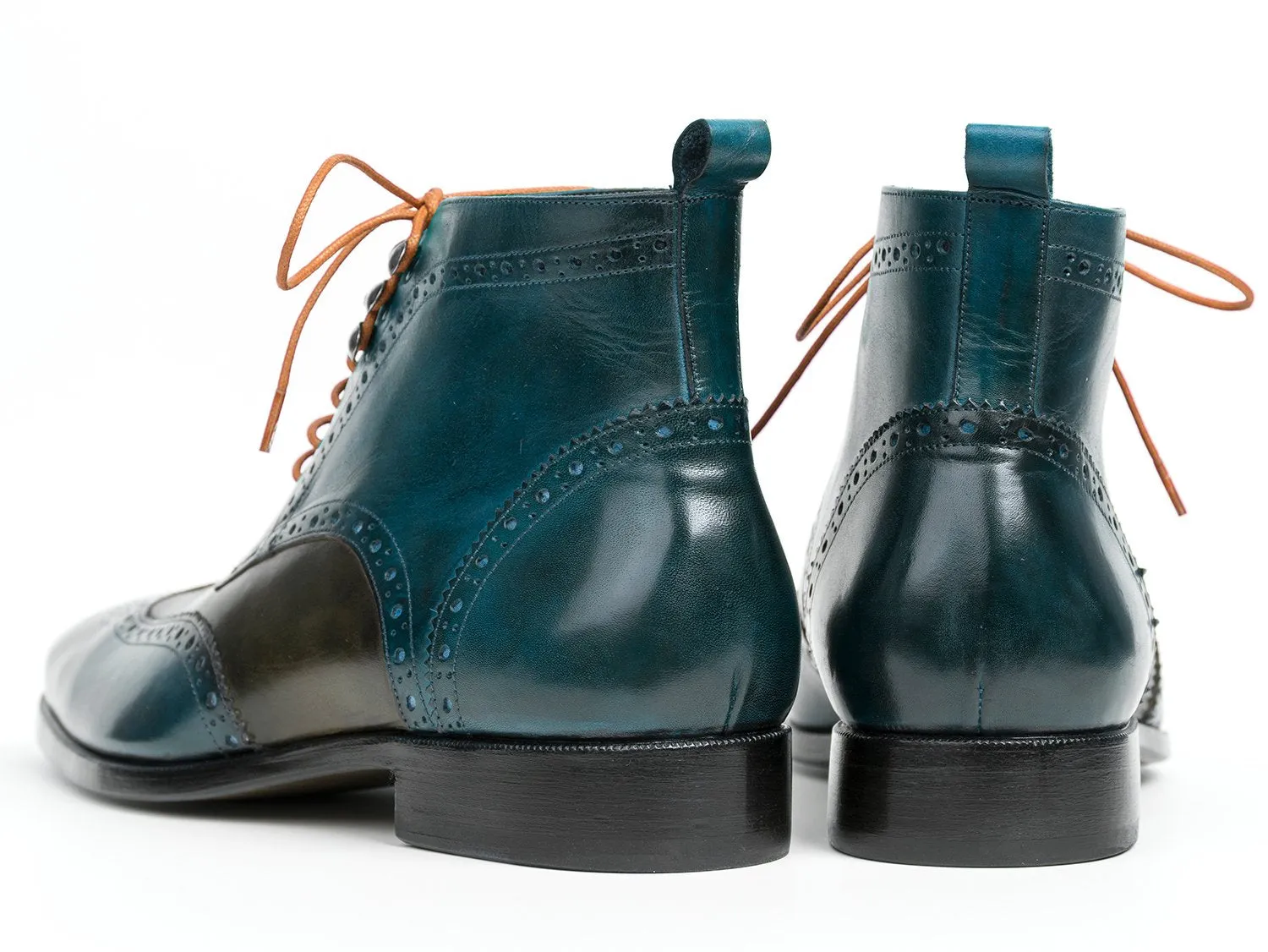 Paul Parkman Dual Tone Wingtip Ankle Boots
