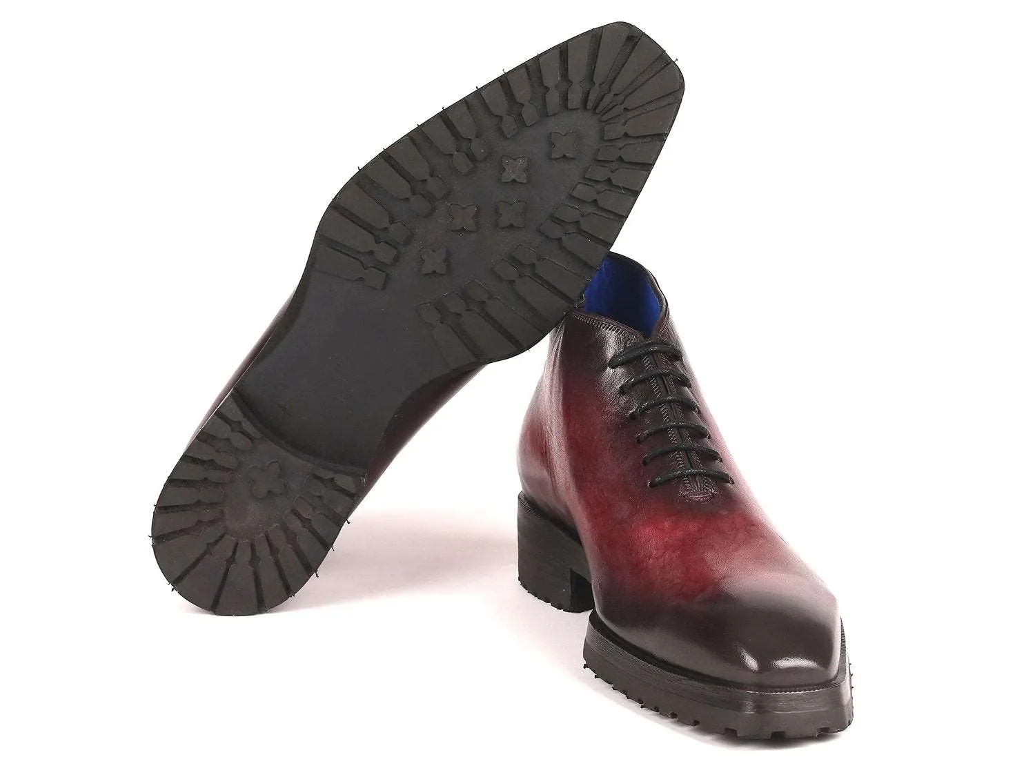 Paul Parkman Men's Handcrafted Bordeaux Ankle Boots