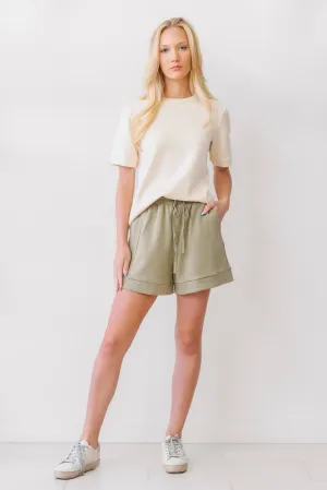 P.Cill Shorts in Light Olive