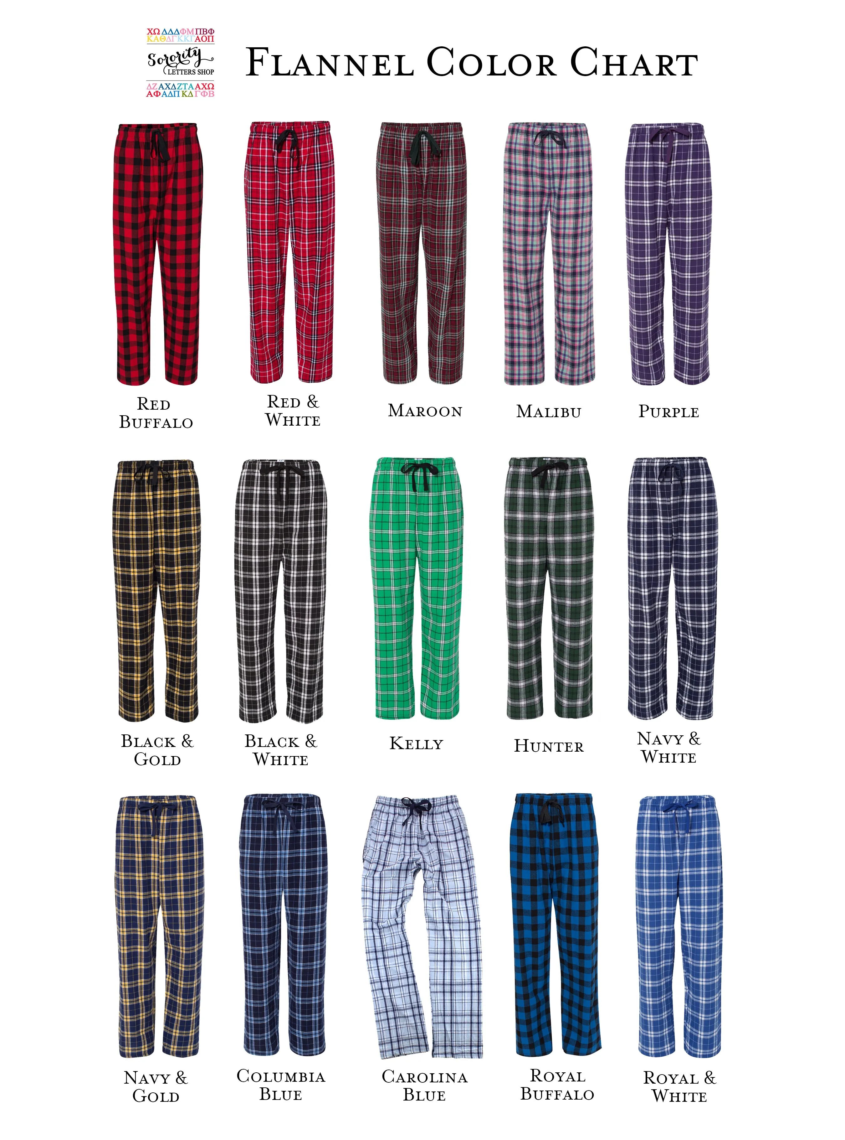 Phi Kappa Sigma Flannel Pants