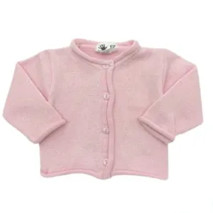 Pink Rollneck Cardigan