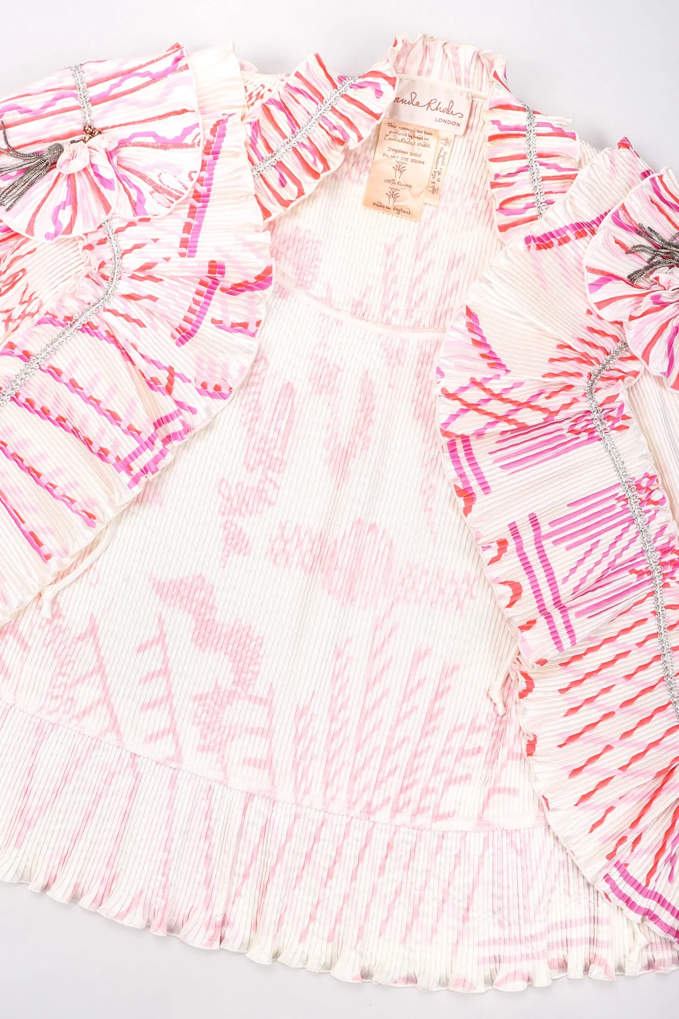 Pleated Wrap Top Jacket