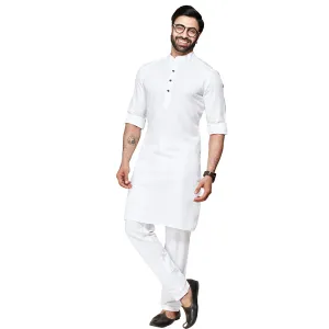 Purity Plain White Kurta for Men