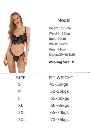 Purple 2 Piece Womens Lace Babydolls Sets - Low Cut Chemise Lingerie Set Sleepwear for Women
