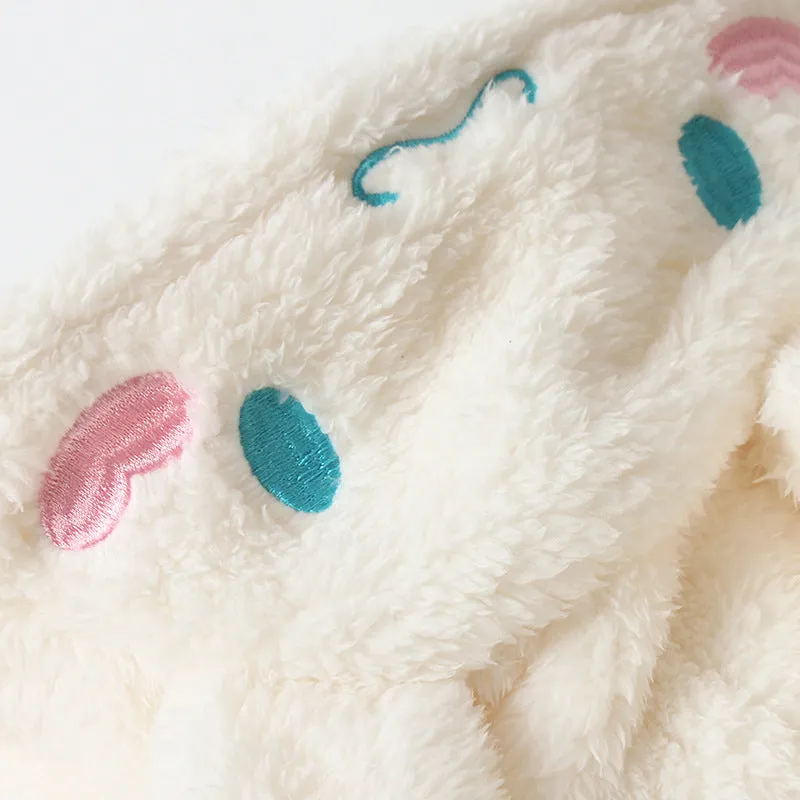 "CORAL FLEECE CUTE EAR" PAJAMAS SET  N102007