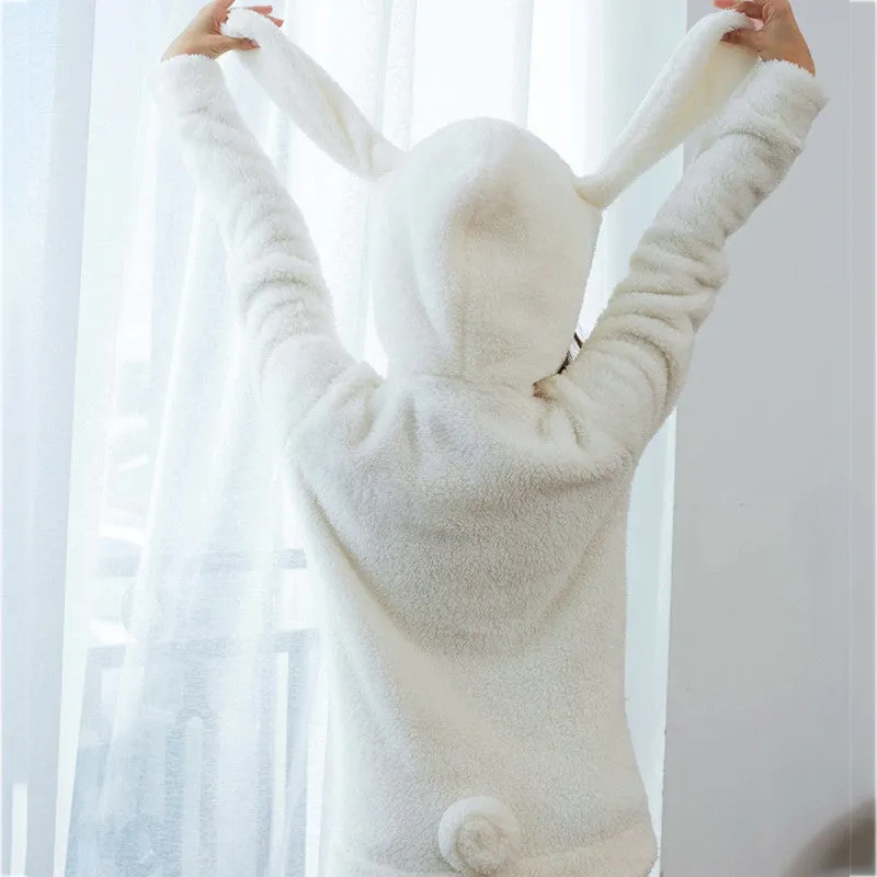 "CORAL FLEECE CUTE EAR" PAJAMAS SET  N102007