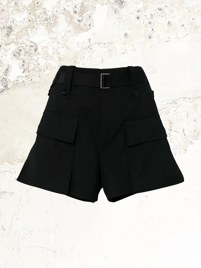 sacai suiting cargo shorts