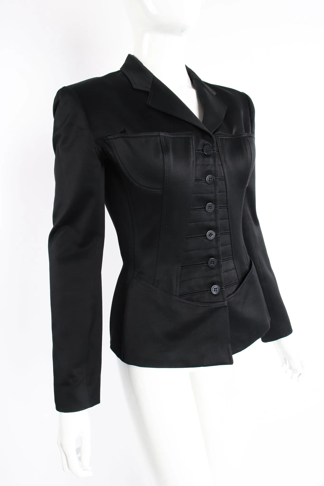 Sateen Bustier Jacket