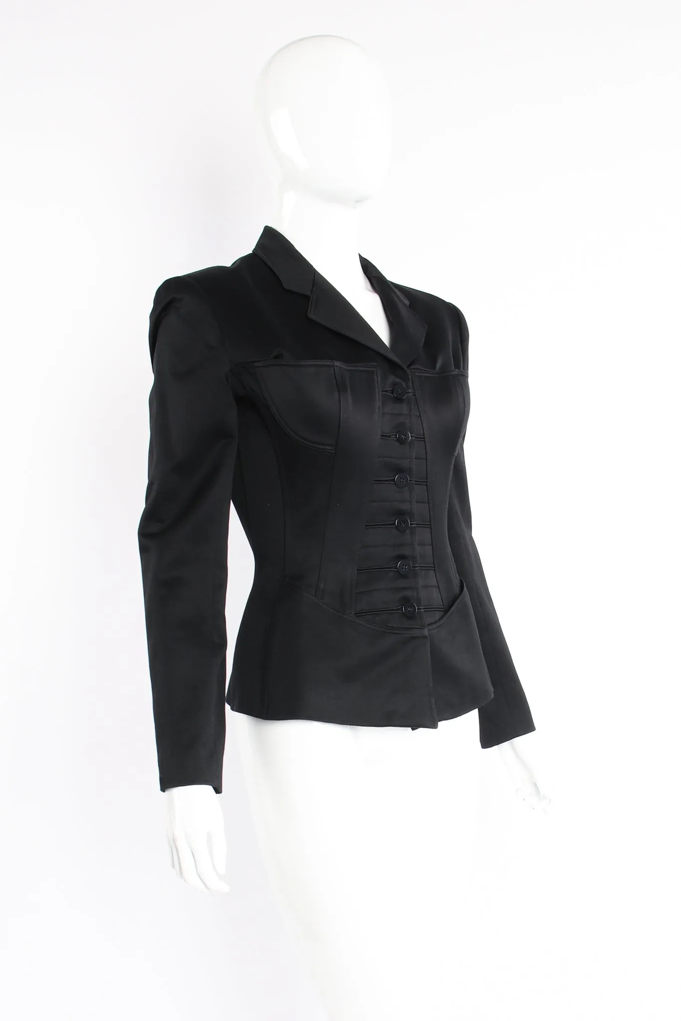 Sateen Bustier Jacket