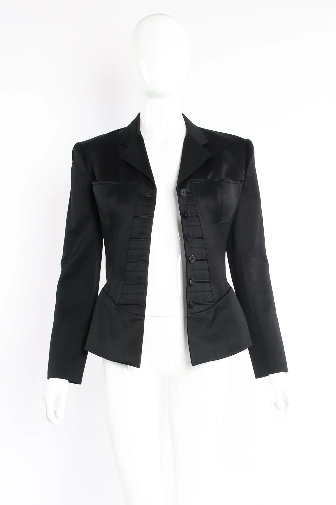 Sateen Bustier Jacket