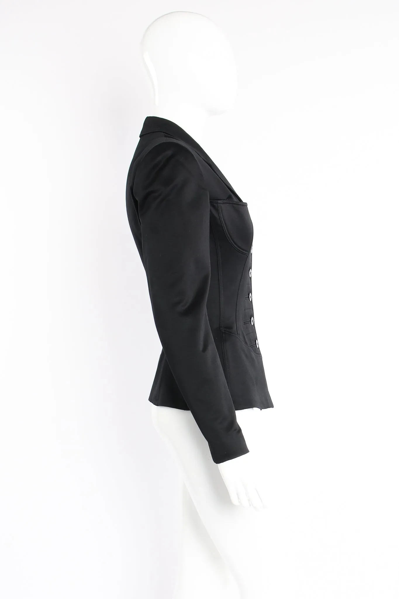 Sateen Bustier Jacket
