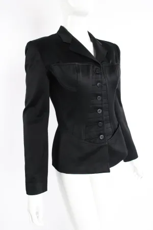 Sateen Bustier Jacket