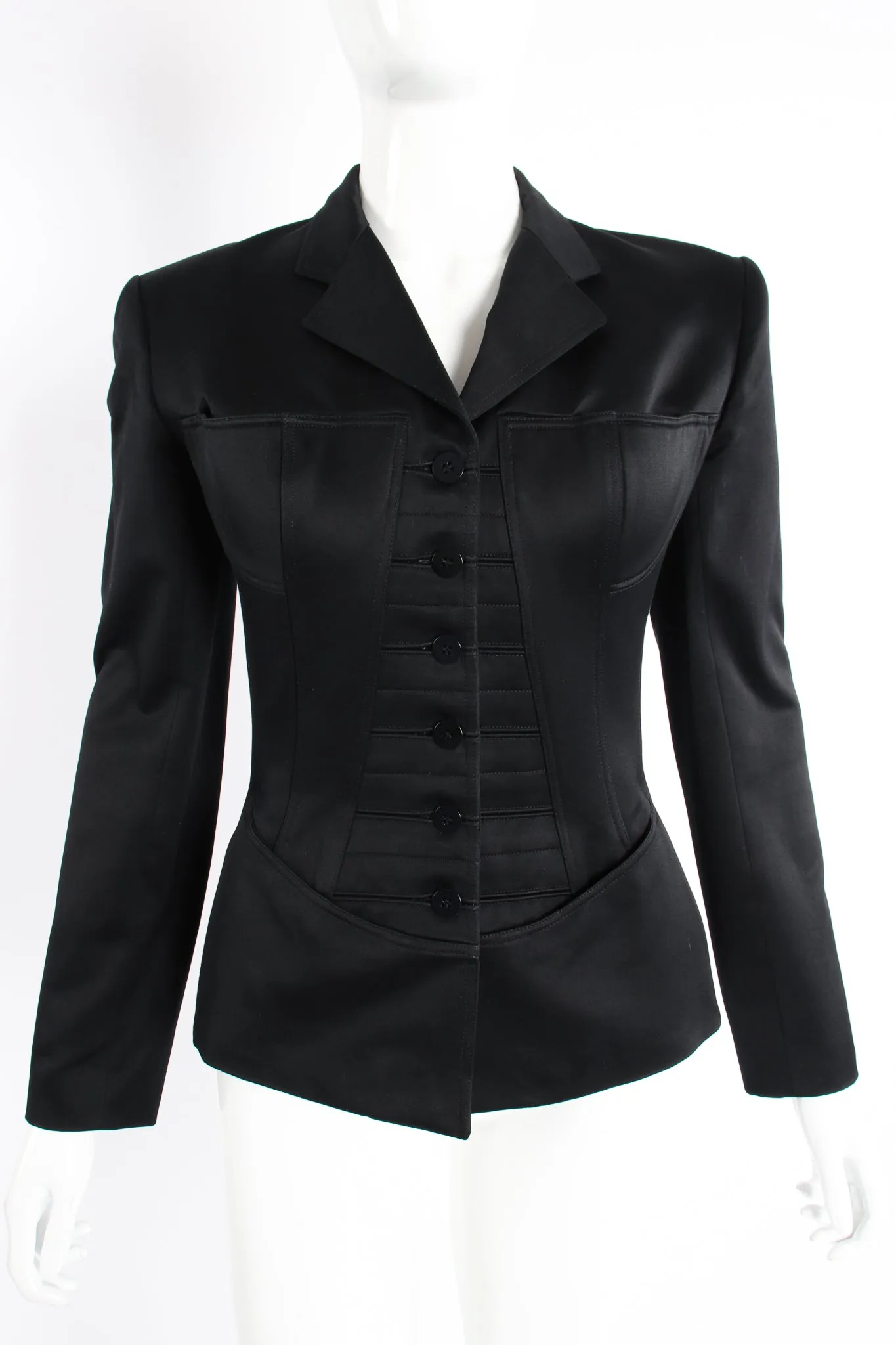Sateen Bustier Jacket