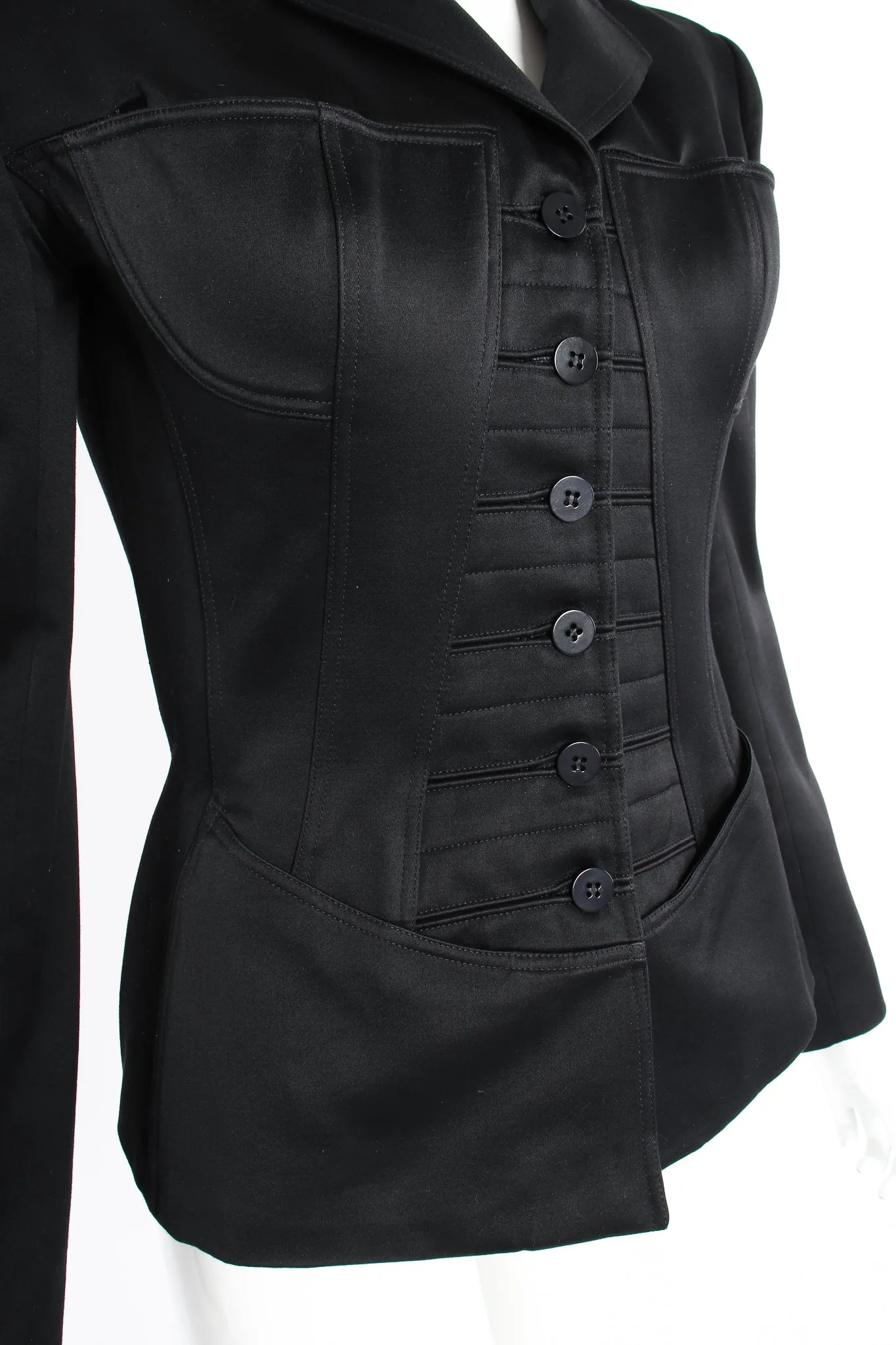 Sateen Bustier Jacket