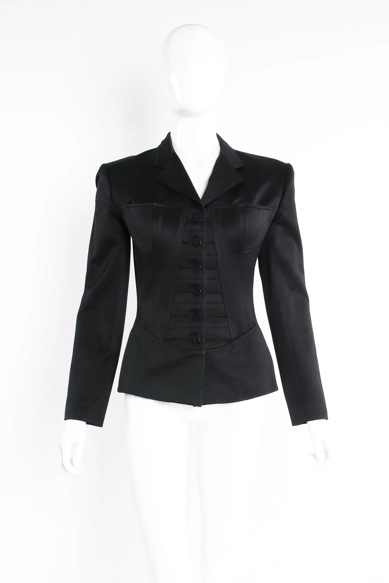 Sateen Bustier Jacket