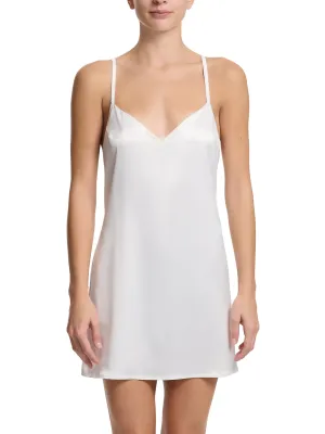 Satin Sleep Chemise Light Ivory