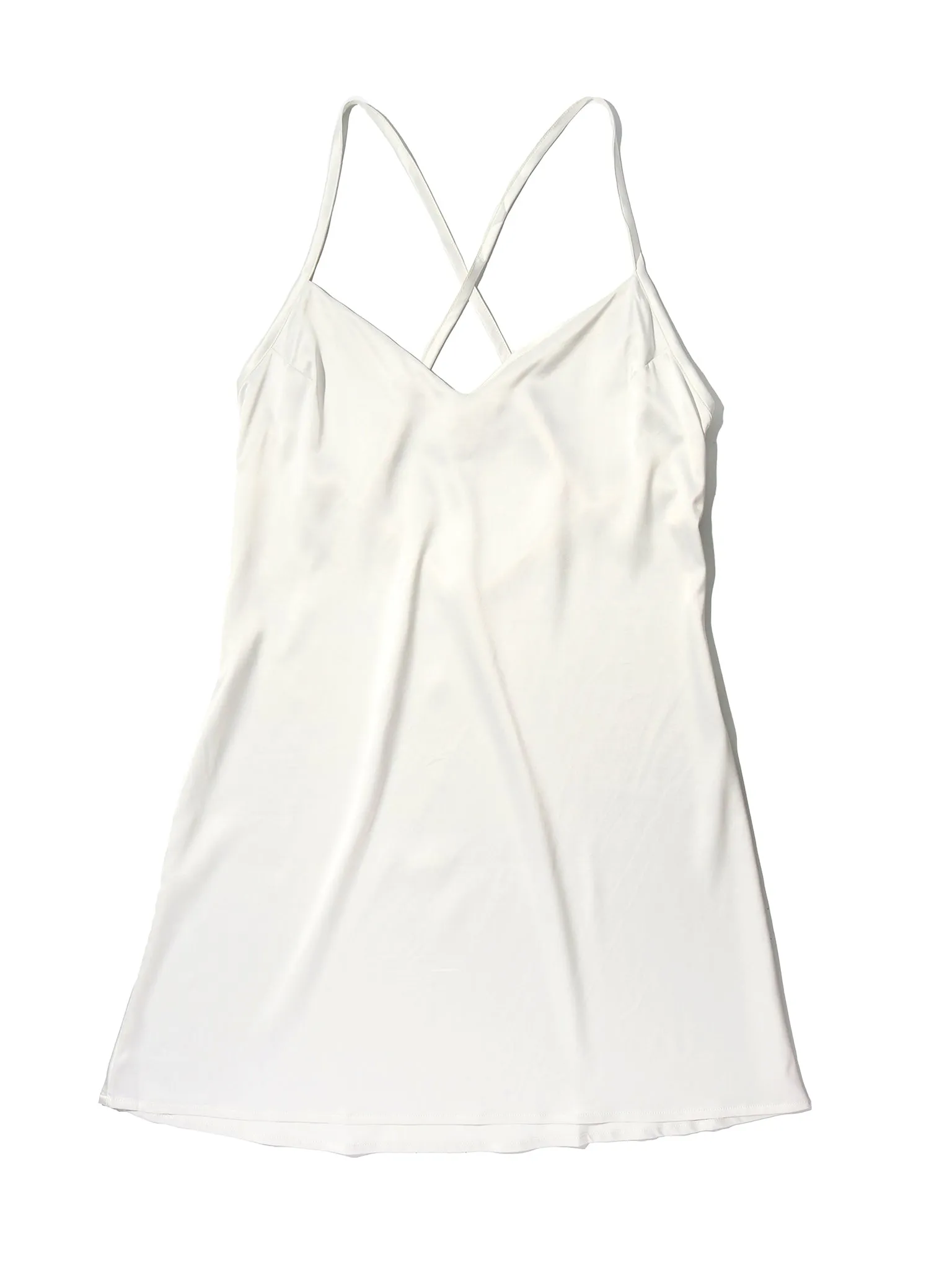 Satin Sleep Chemise Light Ivory