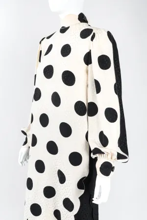 Scalloped Dot Dress
