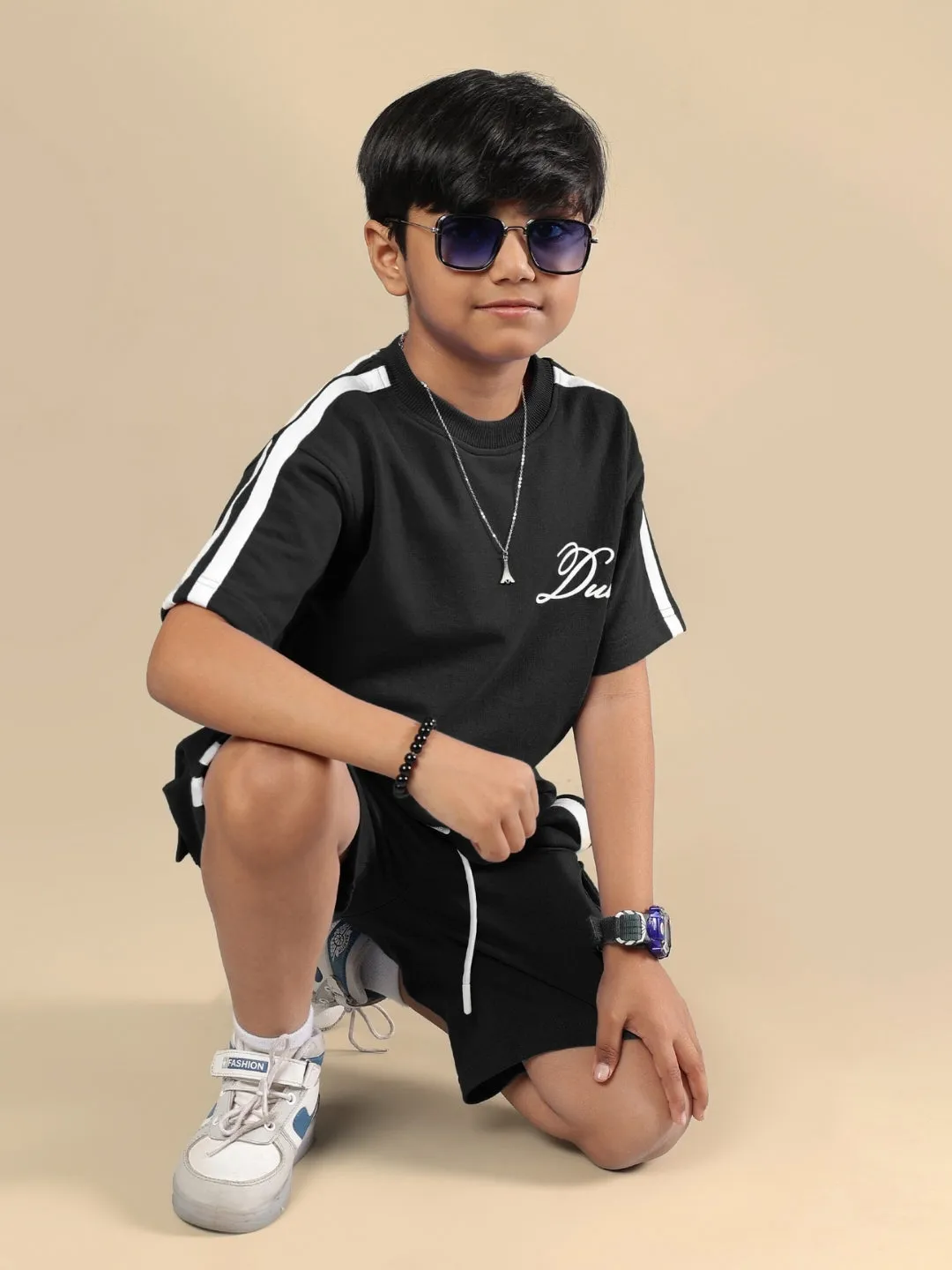 SCOTIA SHORTS FOR BOYS & GIRLS (BLACK)