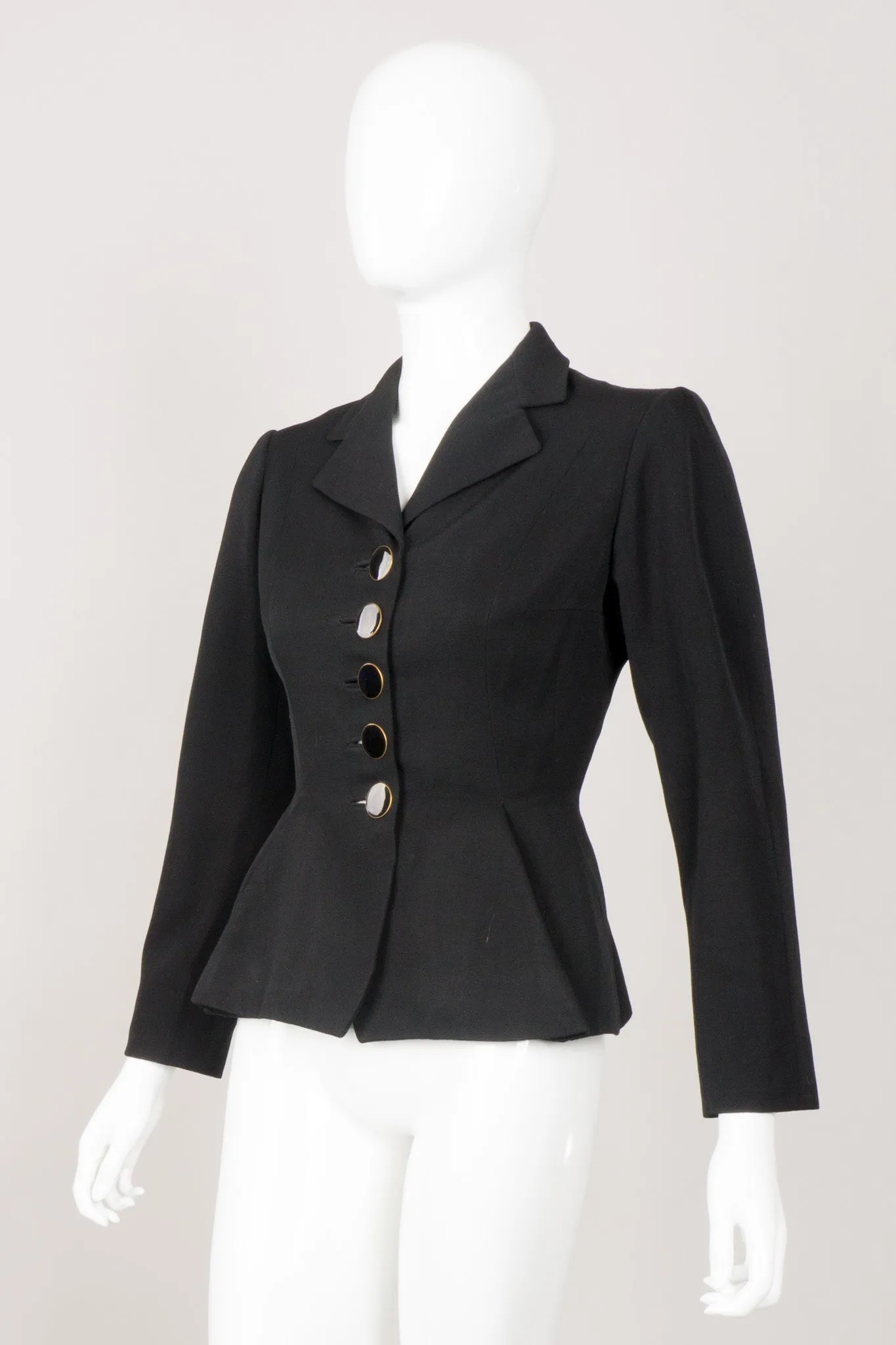 Sculpted Button Jacket