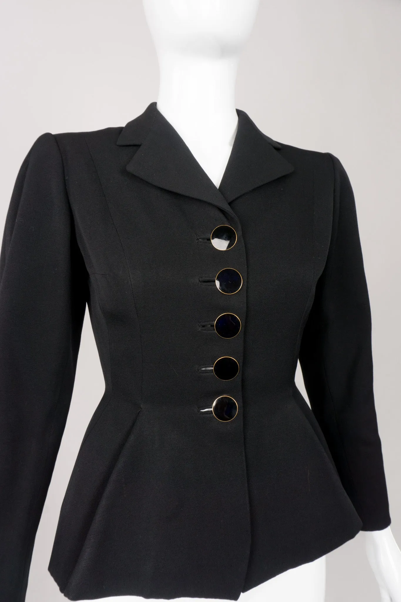 Sculpted Button Jacket