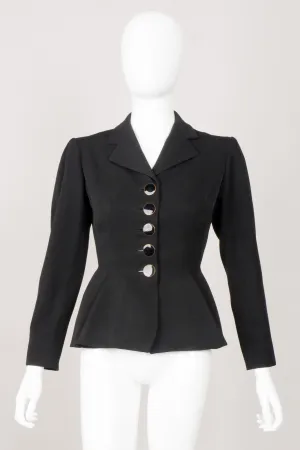 Sculpted Button Jacket