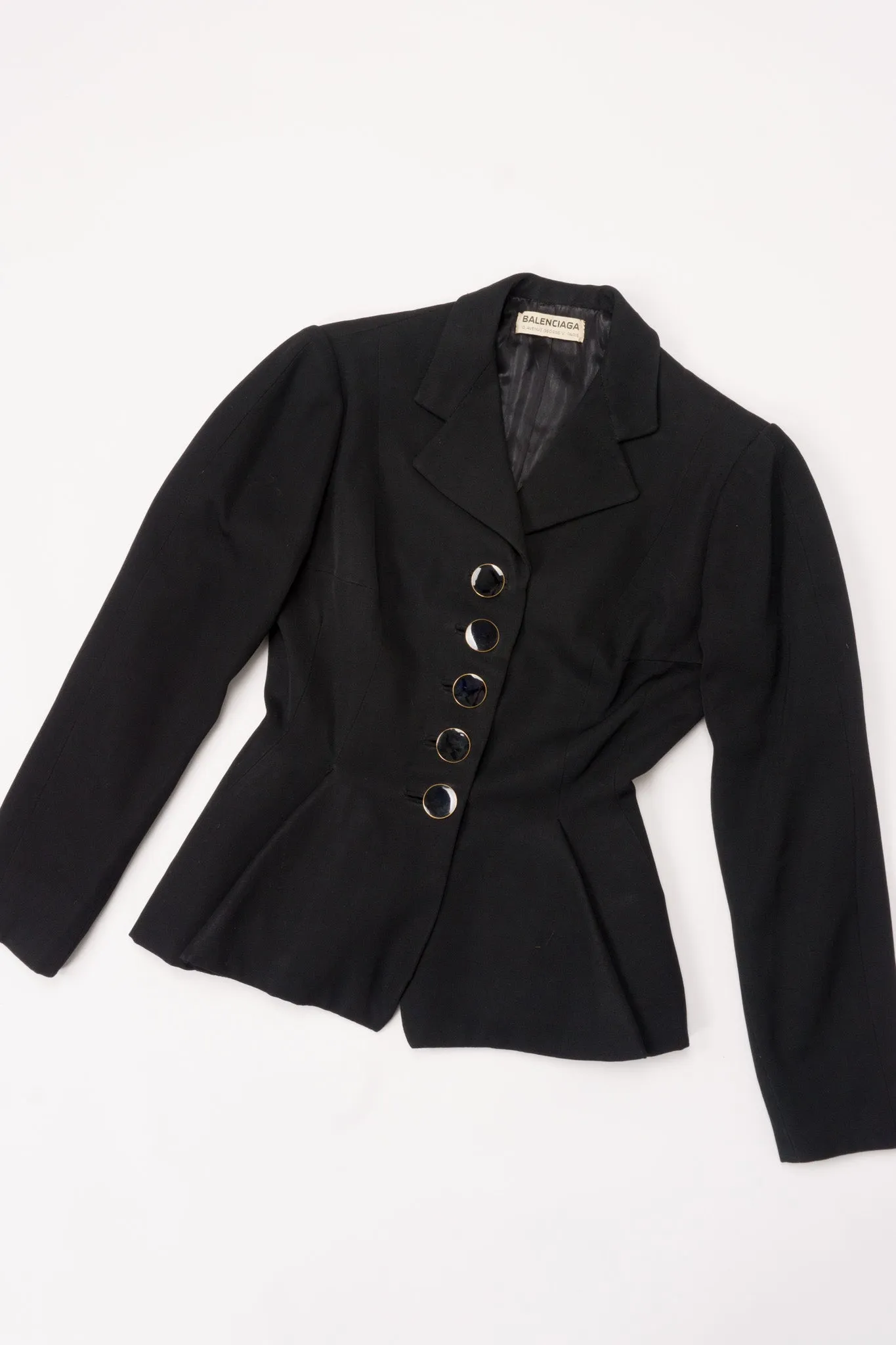 Sculpted Button Jacket