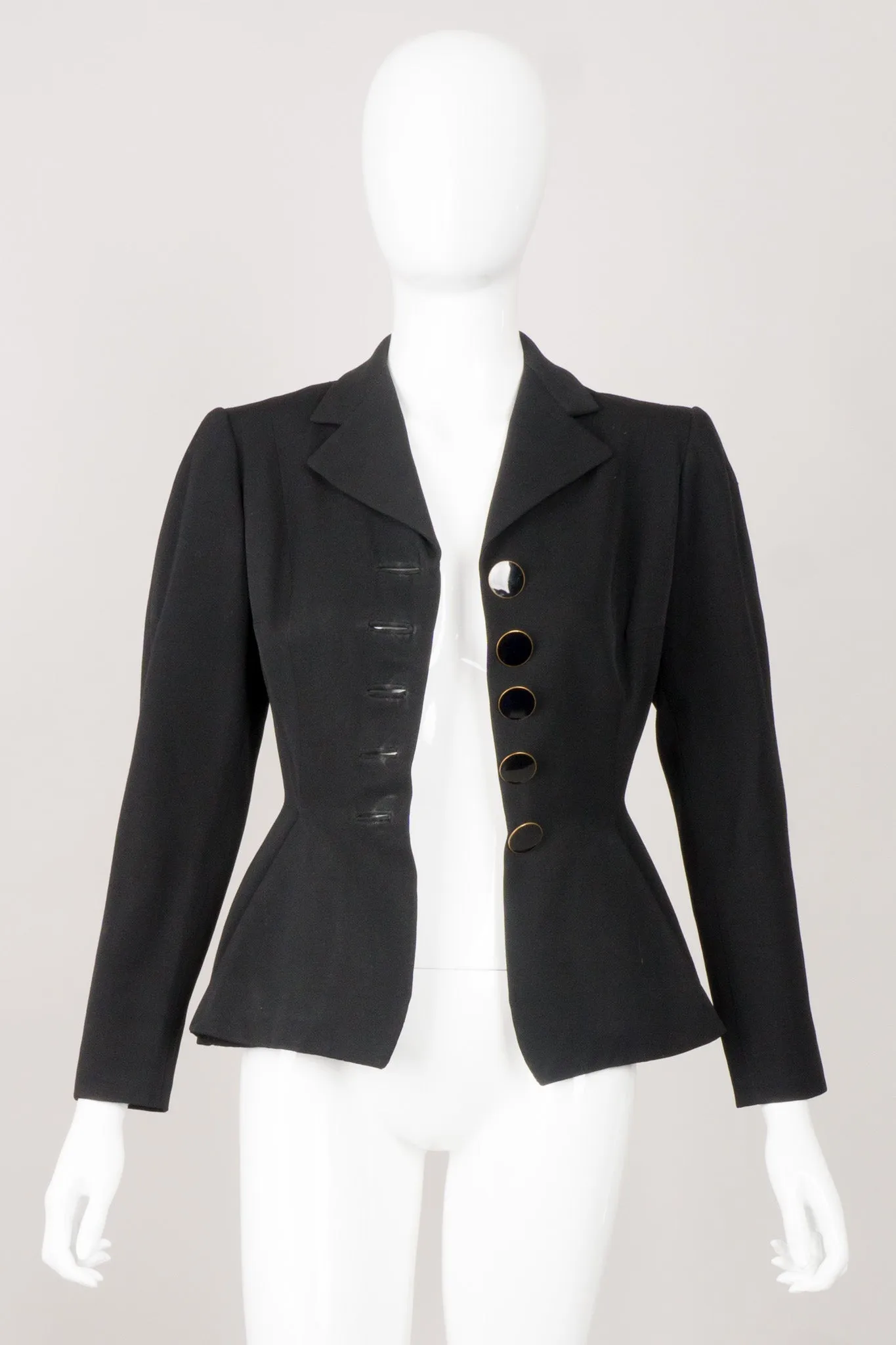 Sculpted Button Jacket