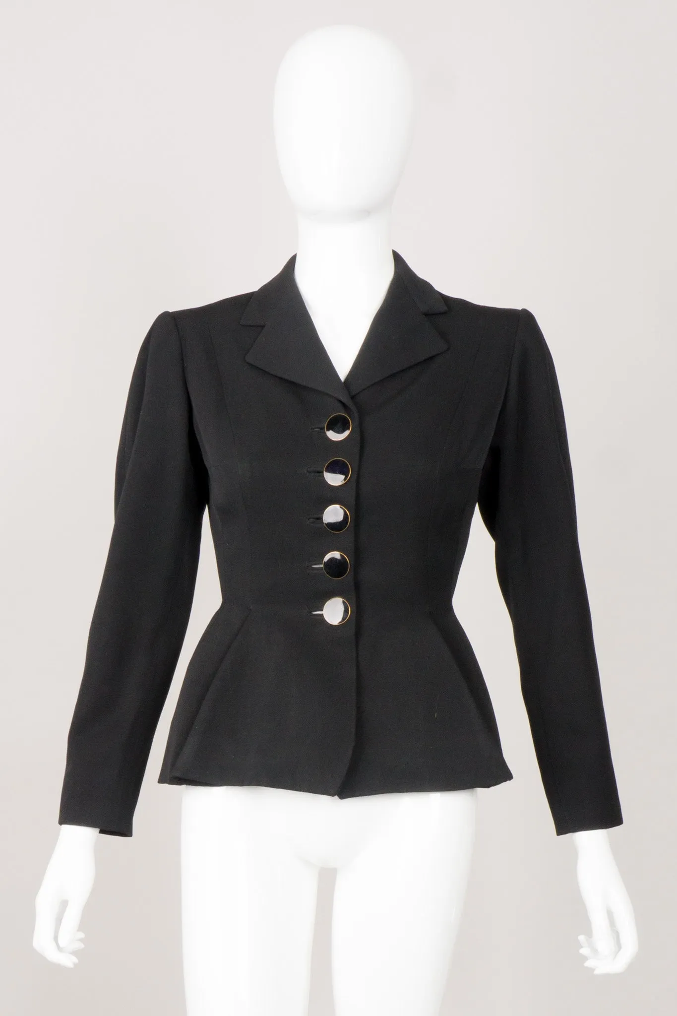 Sculpted Button Jacket