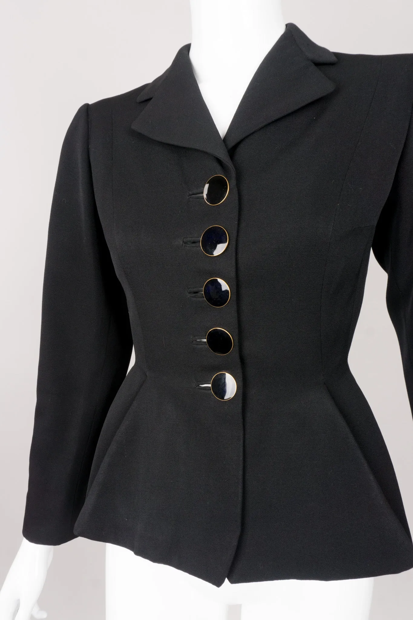 Sculpted Button Jacket