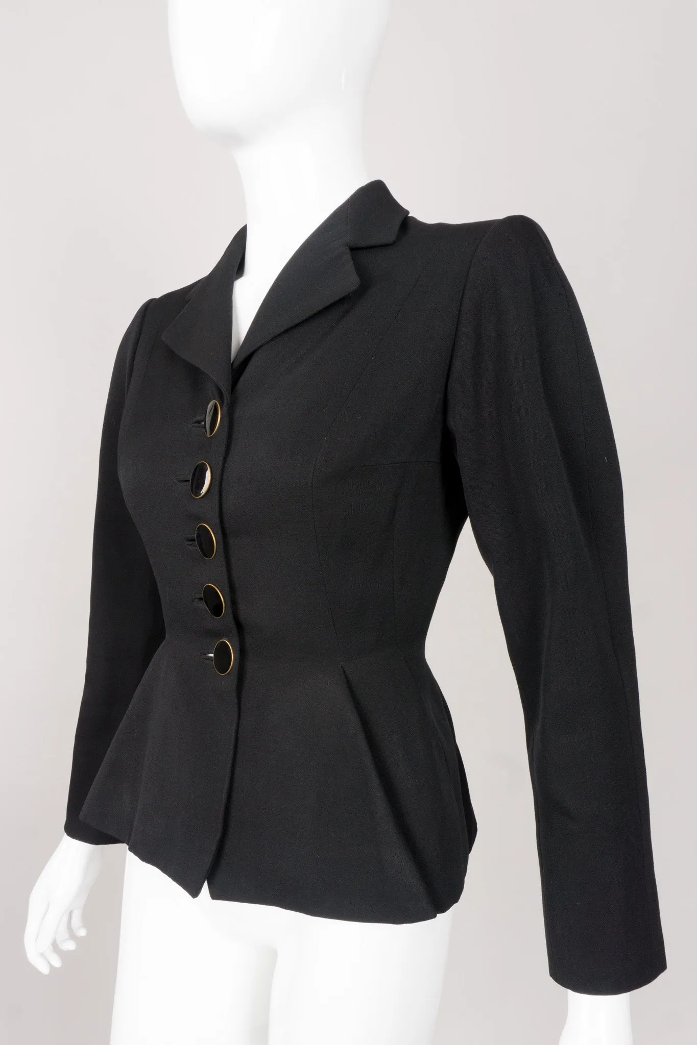 Sculpted Button Jacket