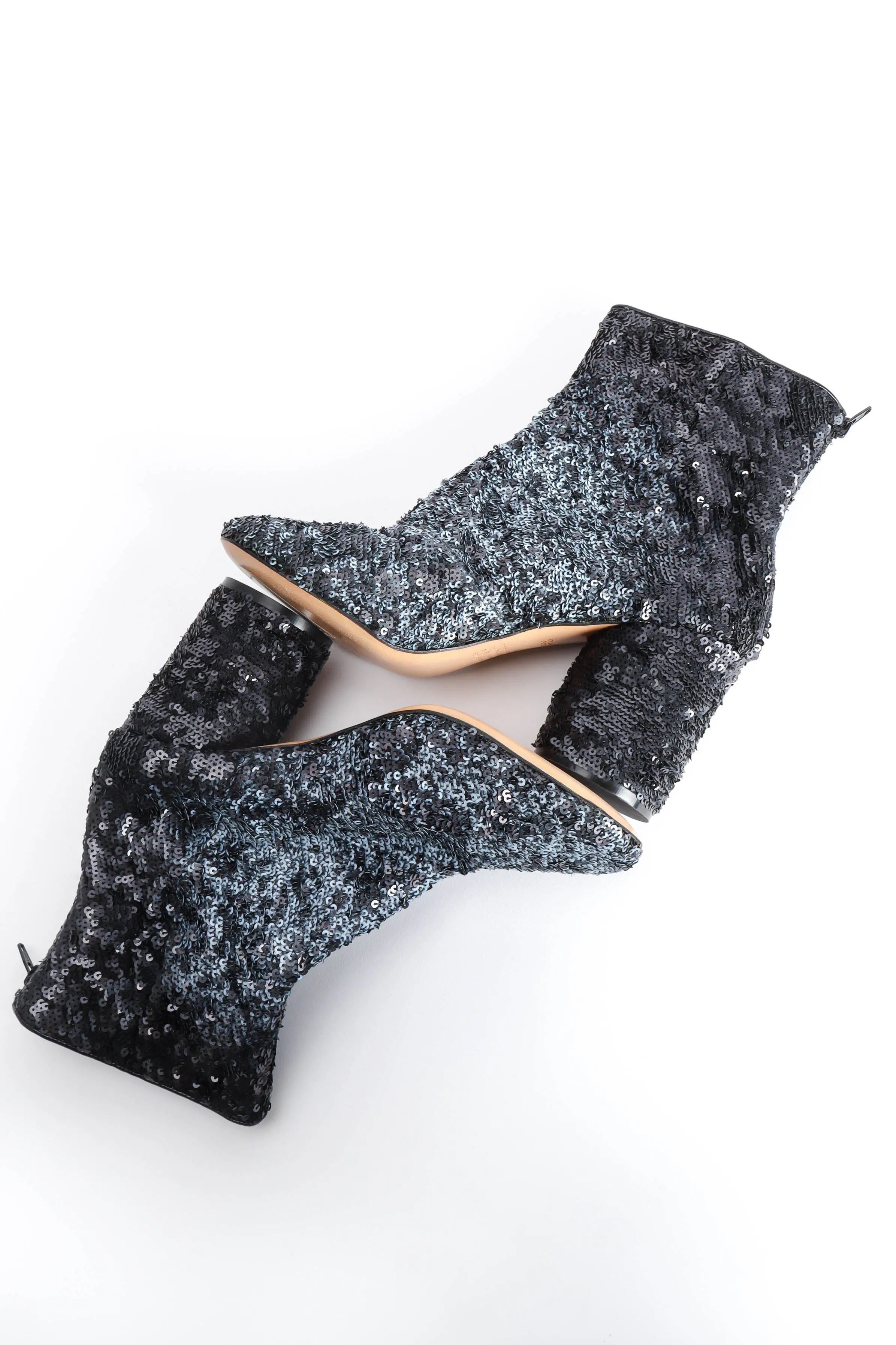 Sequin Ankle Boots