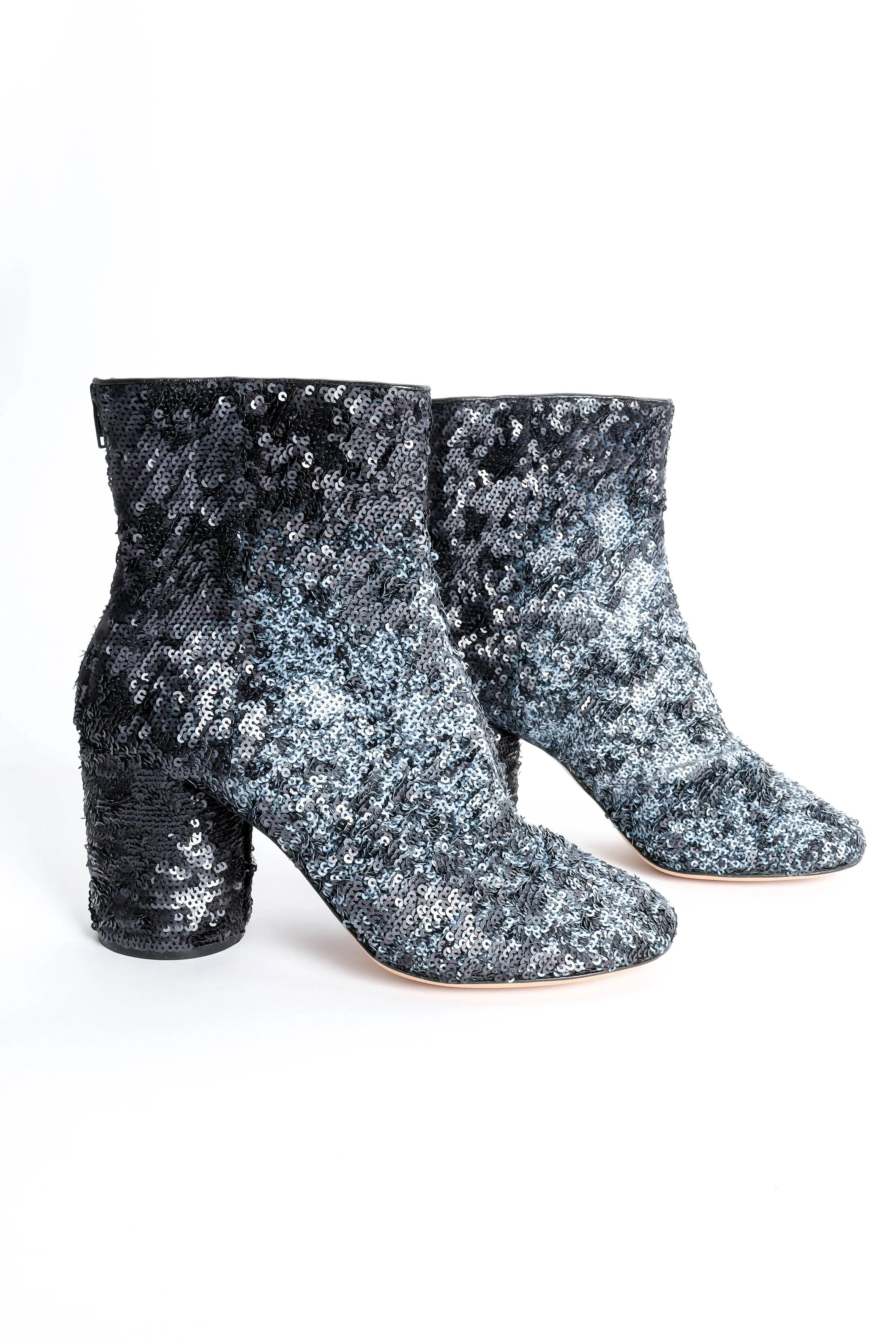 Sequin Ankle Boots