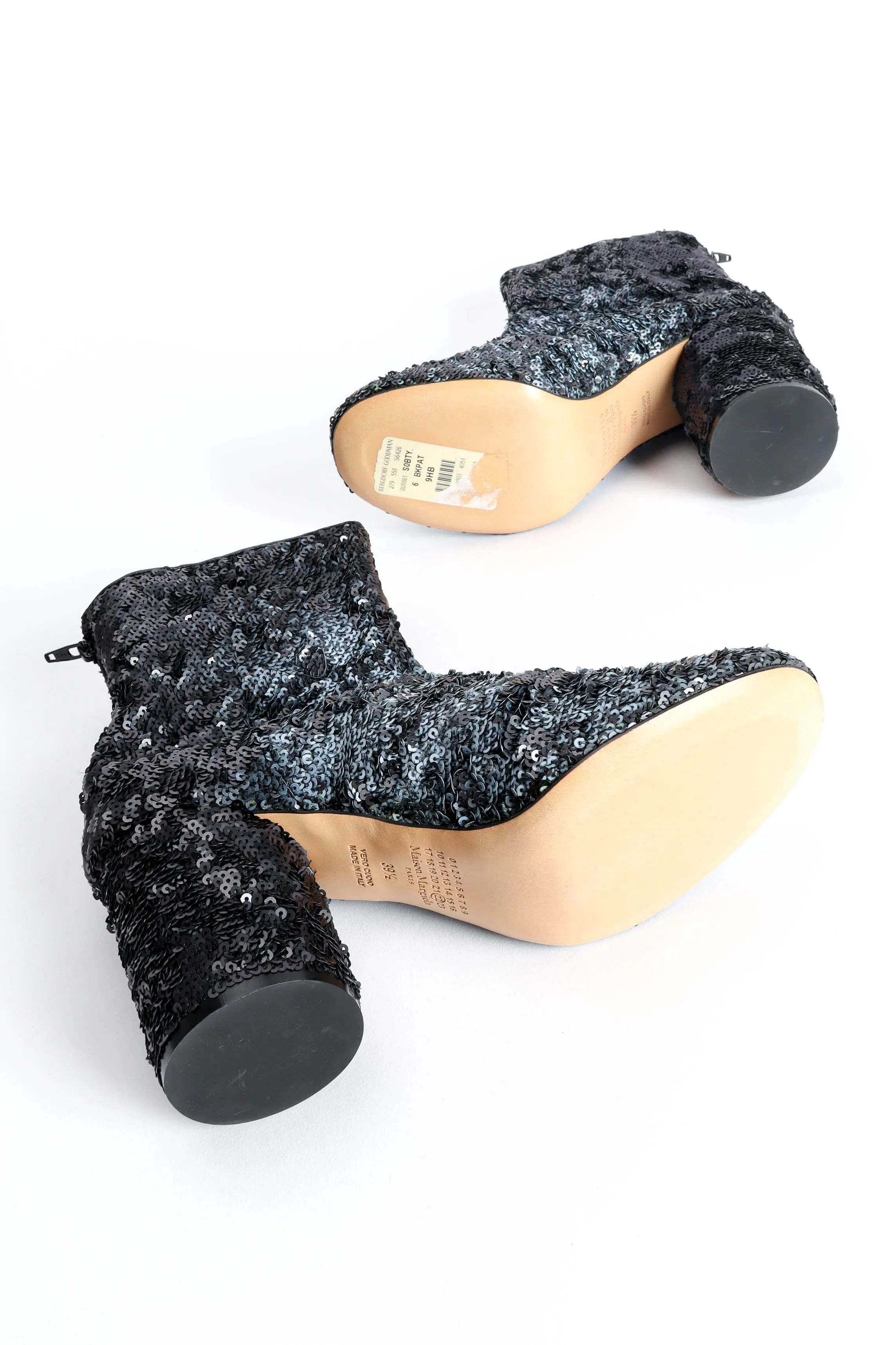 Sequin Ankle Boots