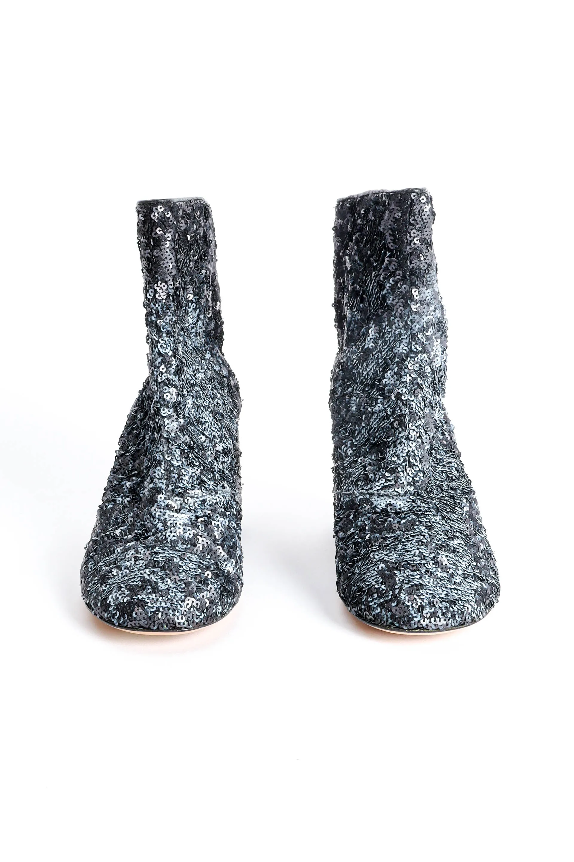 Sequin Ankle Boots