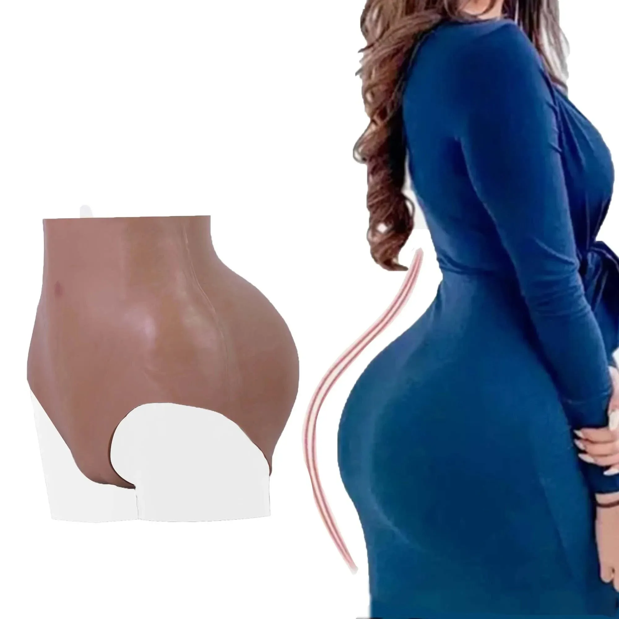 Sexy Figure Body Shaping Sexy Silicone Hip Pants
